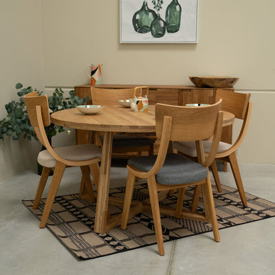 NordicStory Tavolo da pranzo allungabile in rovere massiccio sostenibile Roble.Store