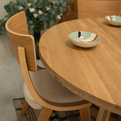 NordicStory Tavolo da pranzo allungabile in rovere massiccio sostenibile Roble.Store