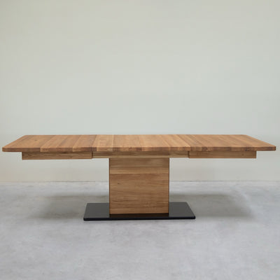 NordicStory Tavolo da pranzo allungabile in rovere massiccio Brema, 160-250 x 90 x 75 cm.