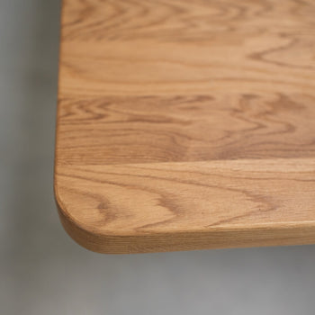 Tavolino in rovere massiccio NordicStory Bremen, 120 x 80 x 40 cm.