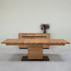 NordicStory Tavolo da pranzo allungabile in rovere massiccio Brema, 160-250 x 90 x 75 cm.