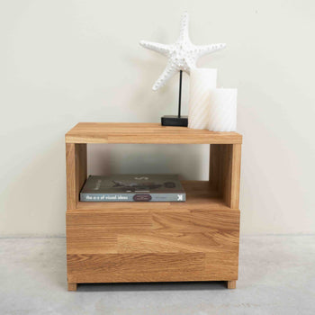 Roble.Store Comodino in legno massiccio di rovere