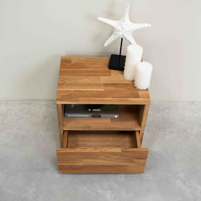 Roble.Store Comodino in legno massiccio di rovere