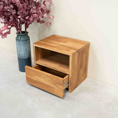 Roble.Store Comodino in legno massiccio di rovere