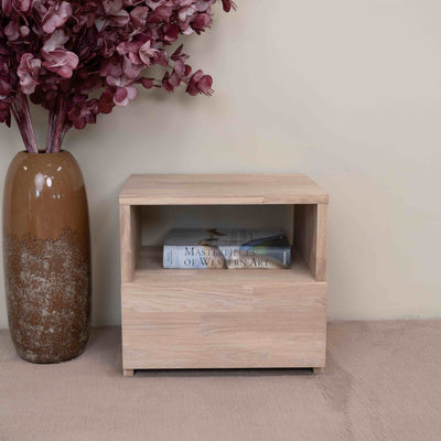 Roble.Store Comodino in legno massiccio di rovere