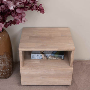 Roble.Store Comodino in legno massiccio di rovere