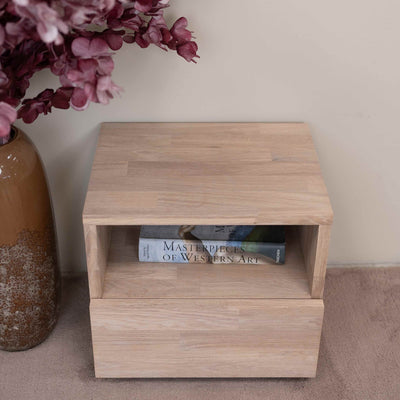 Roble.Store Comodino in legno massiccio di rovere