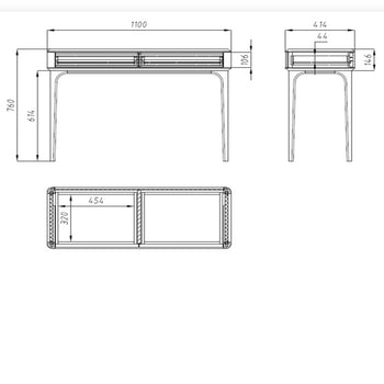 Tavolino Oxford in legno massiccio RobleStore NordicStory