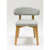 Veskor Confezione da 2 o 4 sedie da pranzo Claus in rovere massiccio, rivestite in rovere grigio o marrone.Store
