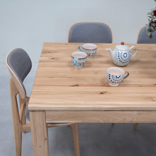 Tavolo da pranzo in rovere massiccio Krona