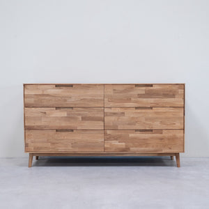 Credenza Cassettiera in rovere massiccio Escandi 4 