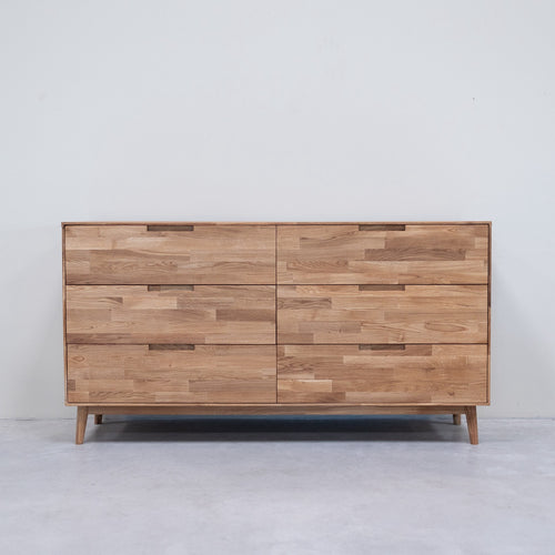 Credenza Cassettiera in rovere massiccio Escandi 4 