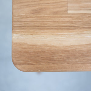 Tavolo da scrittura Ana in rovere massiccio, 120 x 65 x 84,5 cm, NordicStory