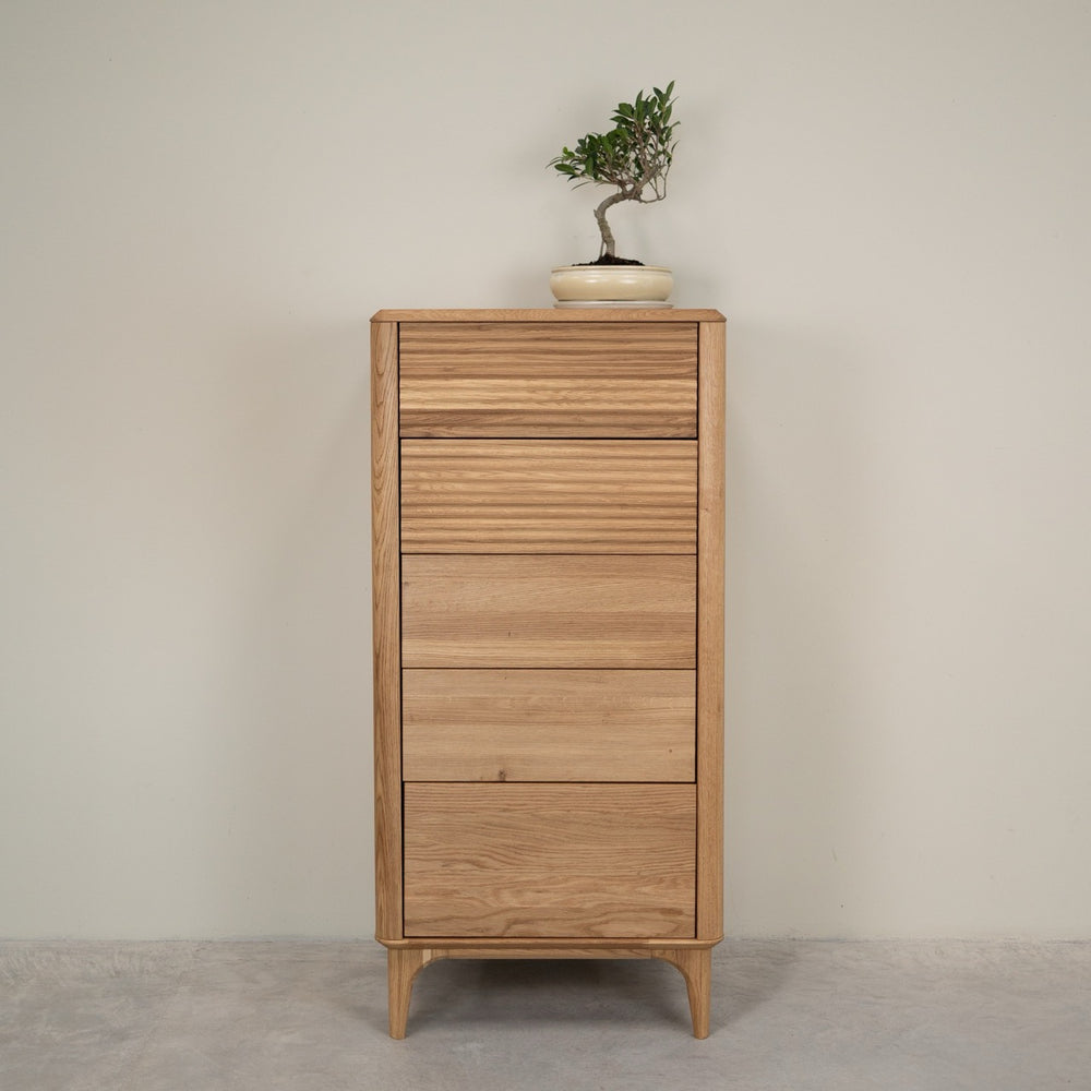 Comò in legno massello di rovere Oxford 5.1 | NordicStory