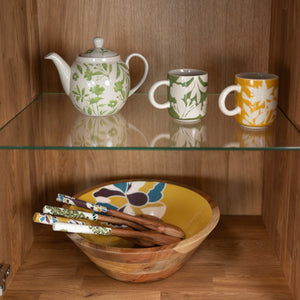 Armadio vetrina in legno massello di rovere Escandi 3 | NordicStory