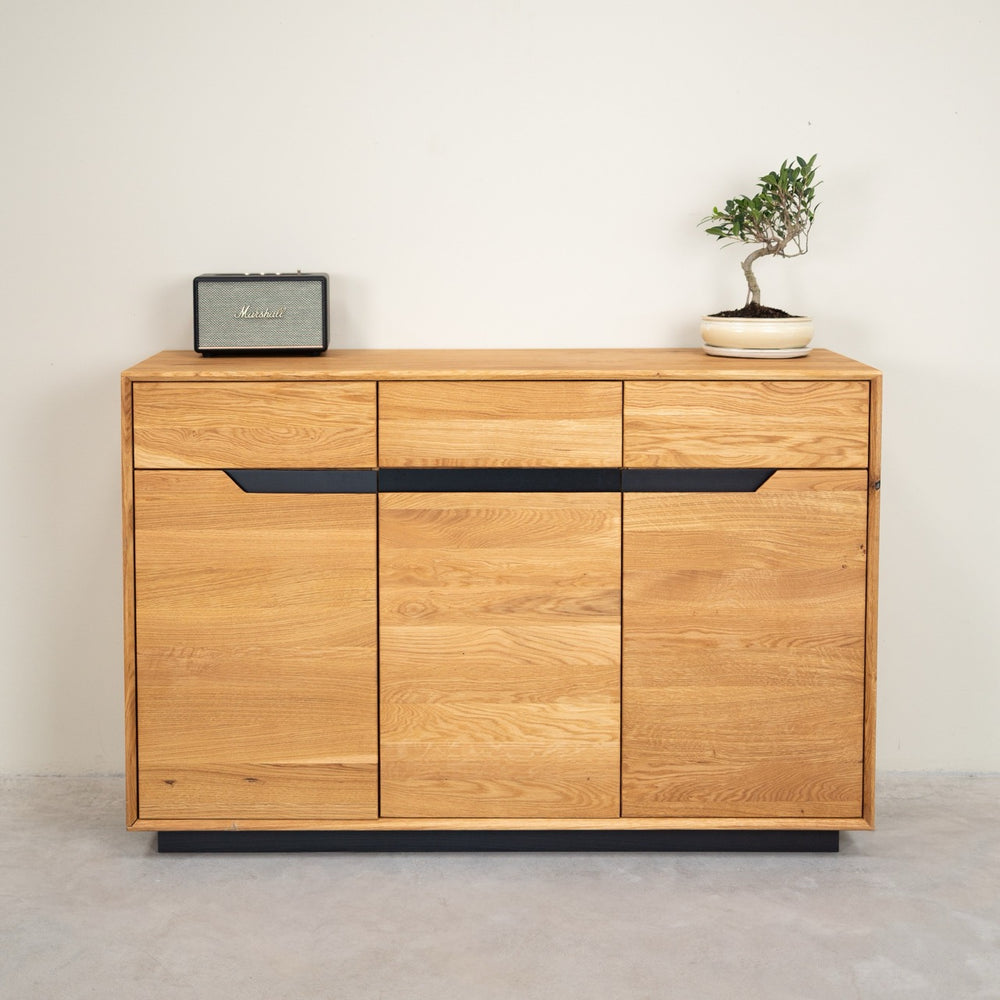 Credenza in legno massello di rovere Bremen 2 | NordicStory