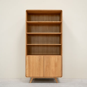 Vetrina in legno massiccio Ginevra 2 RobleStore NordicStory