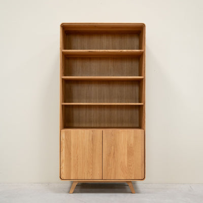 Vetrina in legno massiccio Ginevra 2 RobleStore NordicStory