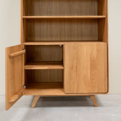 Vetrina in legno massiccio Ginevra 2 RobleStore NordicStory