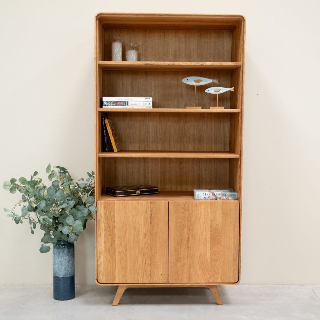Vetrina in legno massiccio Ginevra 2 RobleStore NordicStory