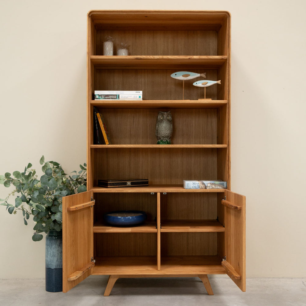 Vetrina in legno massiccio Ginevra 2 RobleStore NordicStory