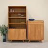 Vetrina in legno massiccio Ginevra 2 RobleStore NordicStory