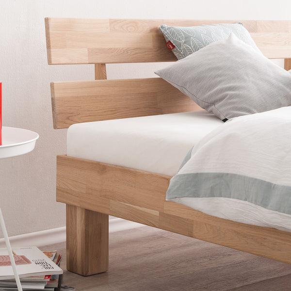 Letto in rovere massiccio 90 x 200 cm / 140 x 200 cm / 160 x 200 cm / 180 x 200 cm Stile scandinavo