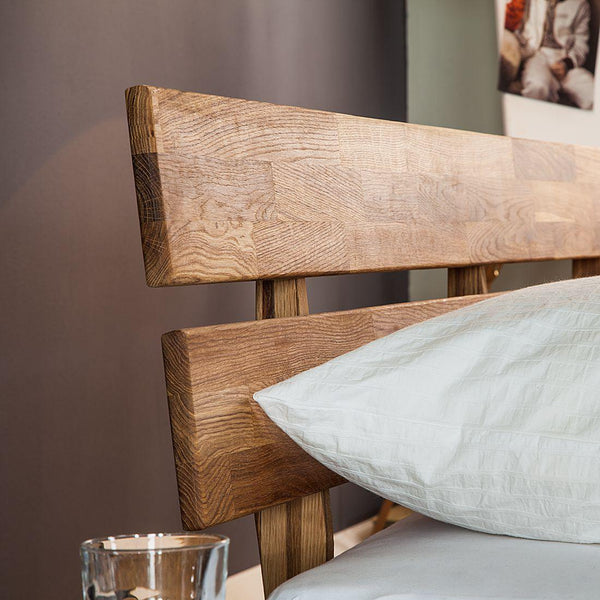 Letto in rovere massiccio 90 x 200 cm / 140 x 200 cm / 160 x 200 cm / 180 x 200 cm Stile scandinavo