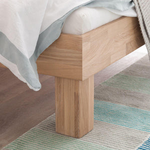 Letto in rovere massiccio 90 x 200 cm / 140 x 200 cm / 160 x 200 cm / 180 x 200 cm Stile scandinavo