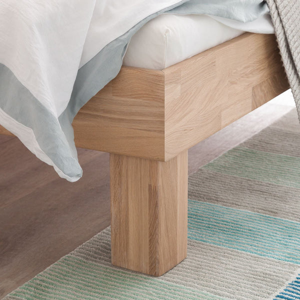 Letto in rovere massiccio 90 x 200 cm / 140 x 200 cm / 160 x 200 cm / 180 x 200 cm Stile scandinavo