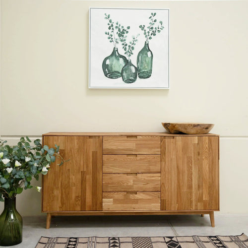 Credenza in rovere massiccio