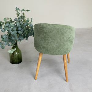 Poltrona in rovere massiccio Ana con imbottitura | VESKOR