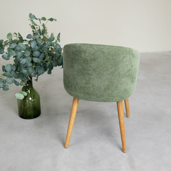 Poltrona in rovere massiccio Ana con imbottitura | VESKOR