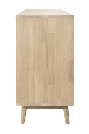 Credenza in legno massiccio rovere nordico