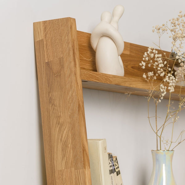 NordicStory Libreria retrò in legno massiccio di quercia 