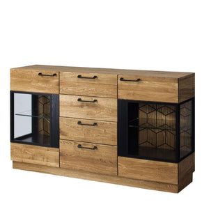 Credenza LoftStory in legno di quercia Mozaik 47 170 x 42 x 90 cm.