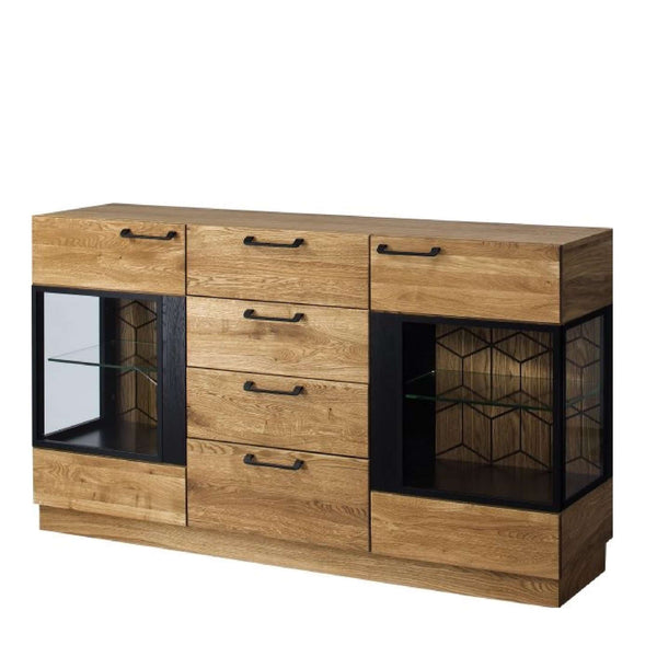 Credenza LoftStory in legno di quercia Mozaik 47 170 x 42 x 90 cm.
