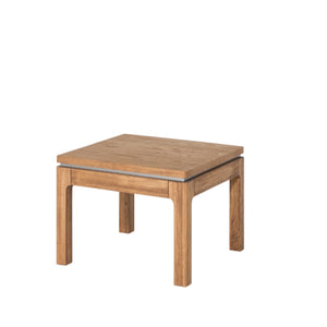 Tavolino quadrato NordicStory in legno massiccio di quercia design nordico moderno e rustico