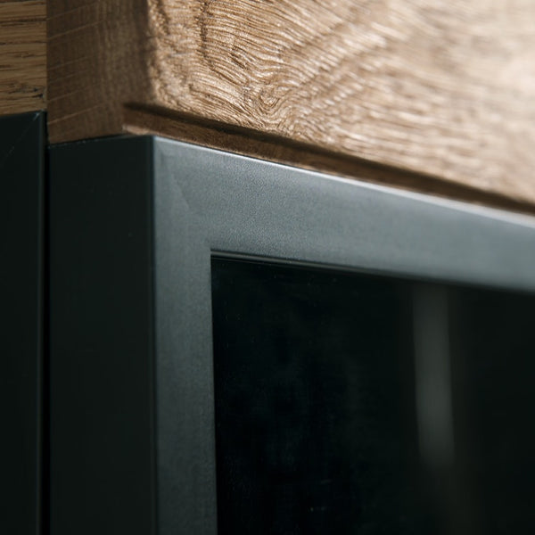 LoftStory Porta TV in legno di quercia design industriale nordico