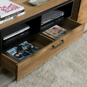 Mobile TV in legno di quercia LoftStory