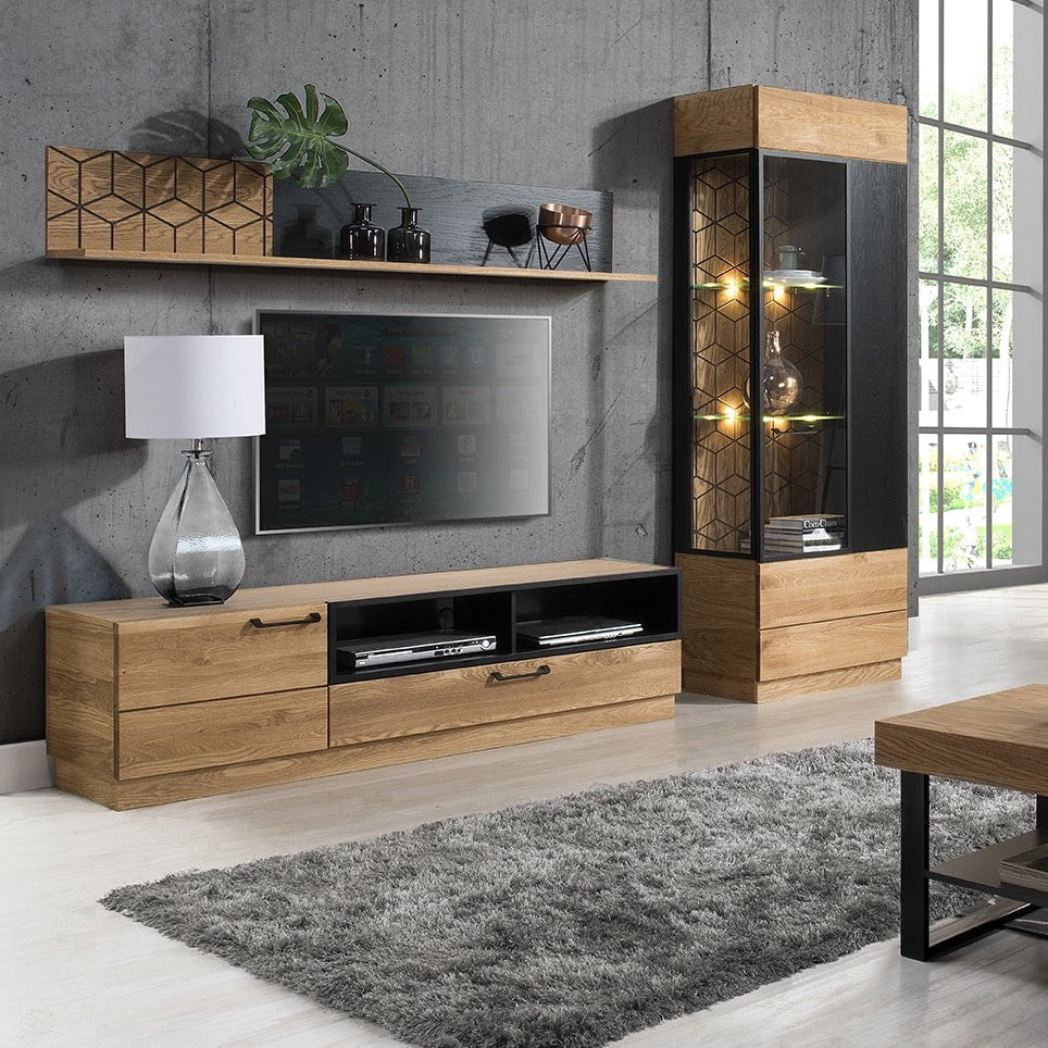 Mensola da parete in legno di quercia LoftStory 