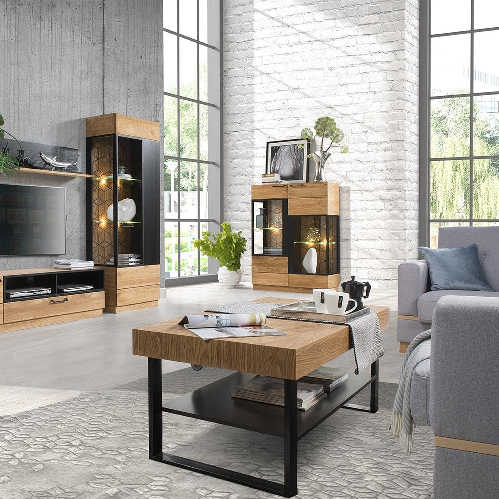 Tavolino LoftStory con gambe in metallo 