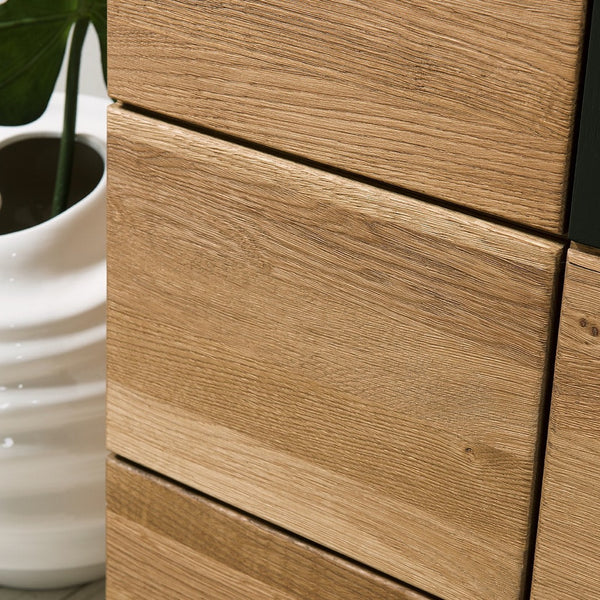 LoftStory Vetrina in legno di quercia dal design originale nordico