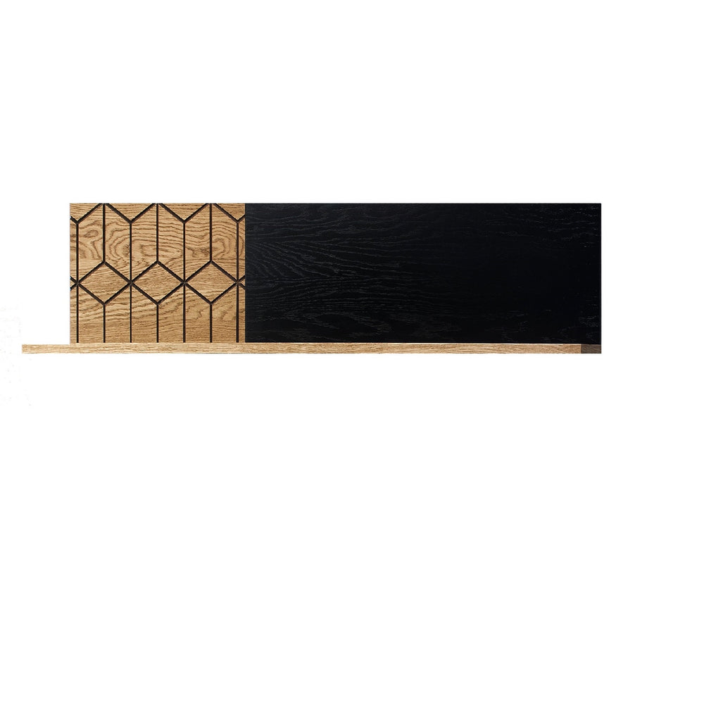 LoftStory Mensola da parete in legno di quercia Design industriale nordico