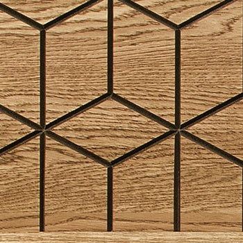 LoftStory Mensola da parete in legno di quercia Design industriale nordico