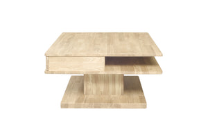 Tavolino in rovere massiccio in stile nordico