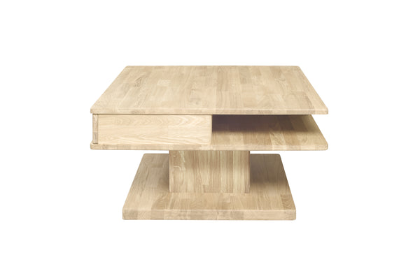 Tavolino in rovere massiccio in stile nordico