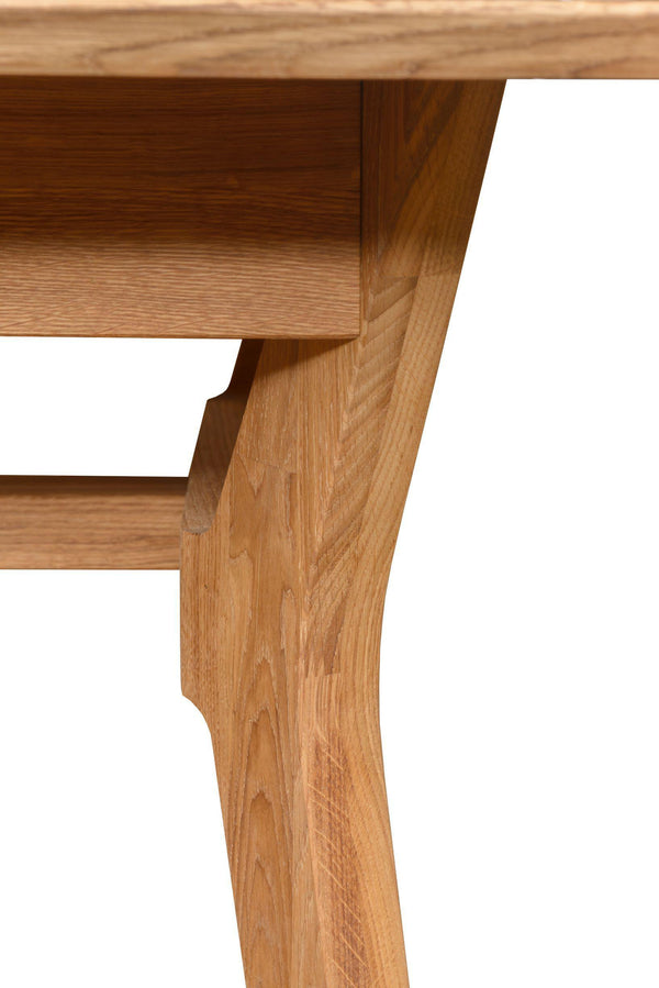 Tavolo in legno massiccio di rovere naturale nordico naturale