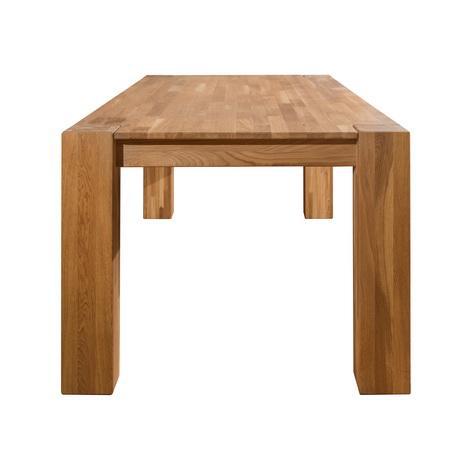 Tavolo da pranzo NordicStory in legno massiccio di quercia naturale Rustico scandinavo 