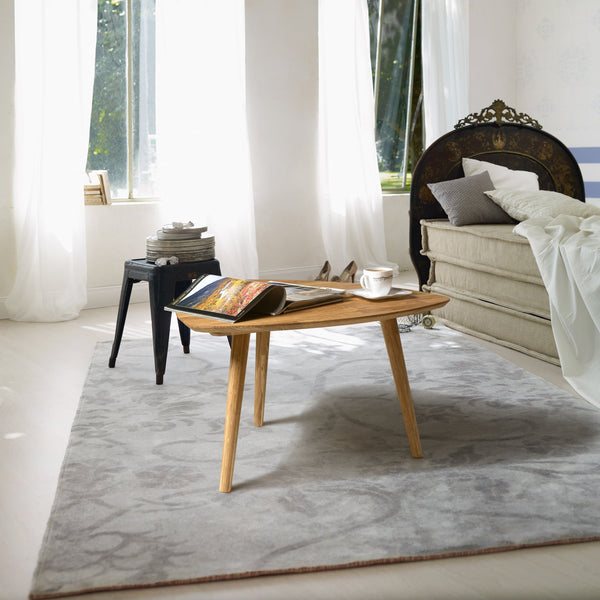 Tavolini impilabili in rovere massiccio Escandi 2, 70 x 50 x 36 cm / 73,8 x 70 x 45 x 45 cm / 90 x 60 x 46 cm | NordicStory